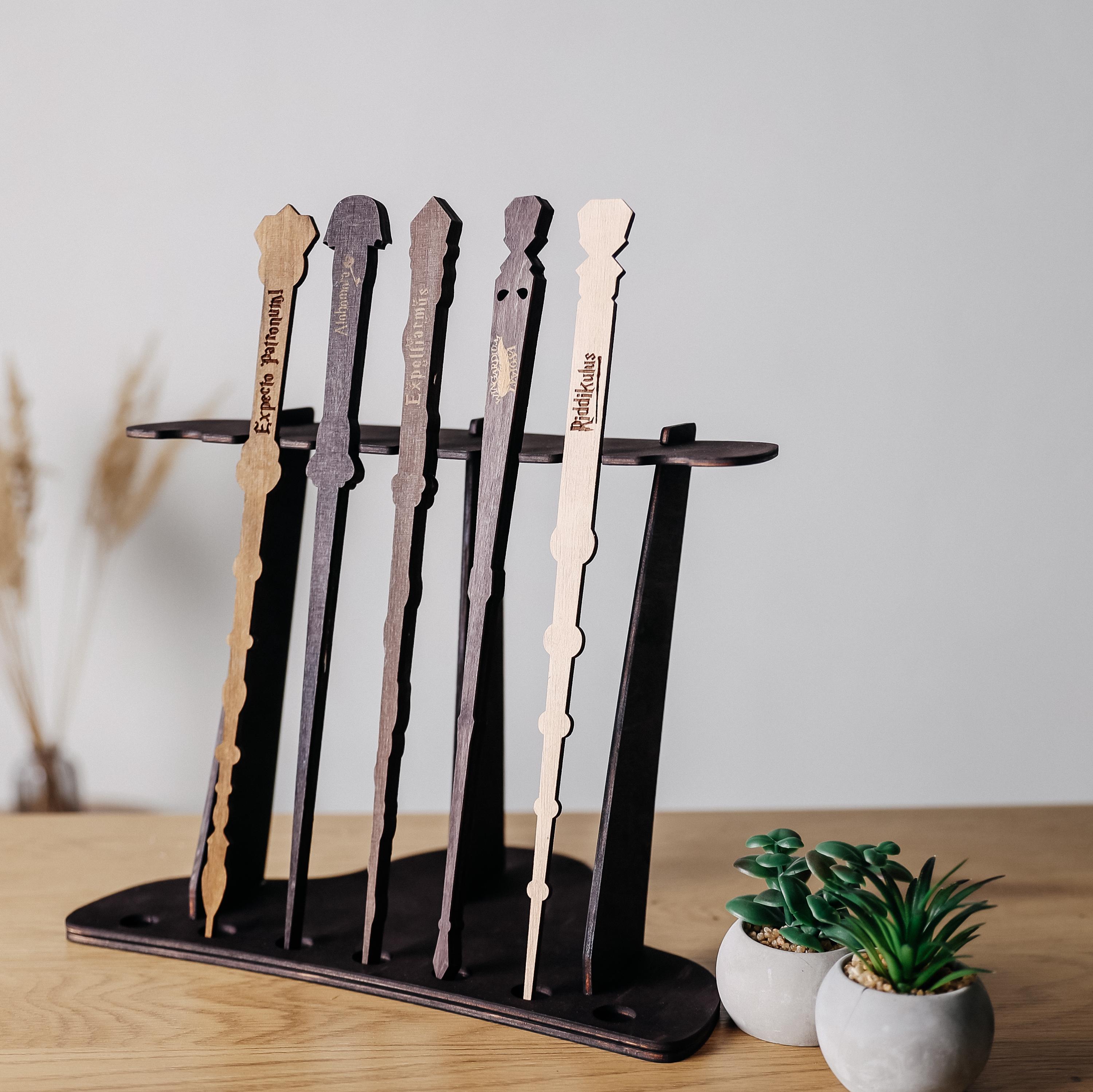 Wand Display, Wizard Wand Holders, Wizard Wand Stands, Wand Display ...