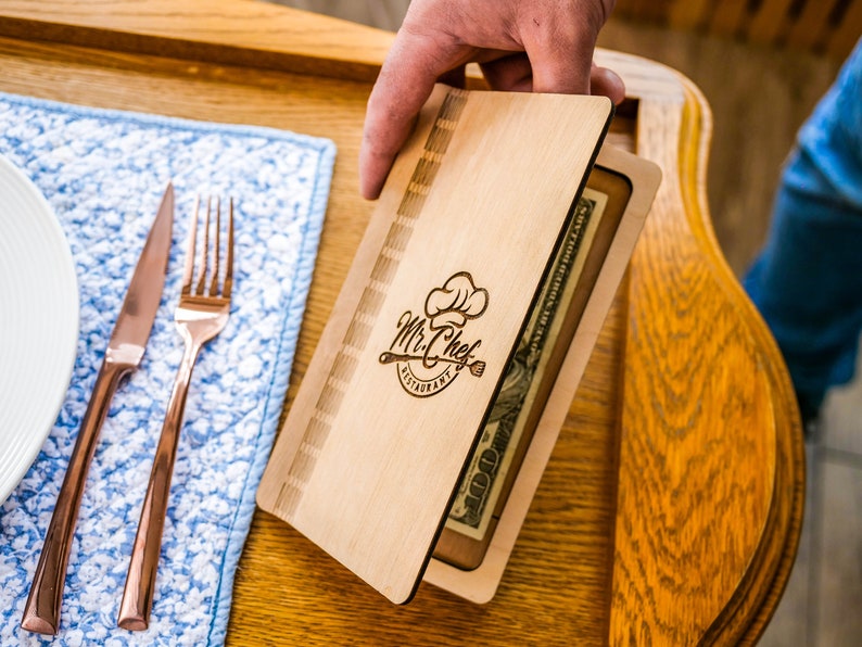 Restaurant Check Presenter, Wooden Check Box, Check Presenter Box ...