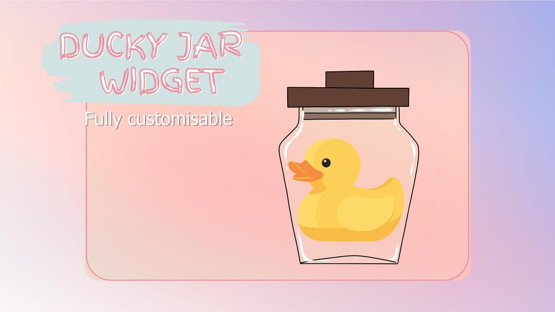 Rubber Ducky Goal Widget for Streamelements - Etsy
