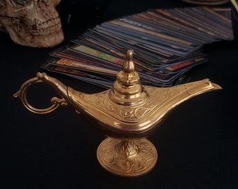 Magic Wishing Lamp, Wish Genie - Direct Binding, Spirit Vessel