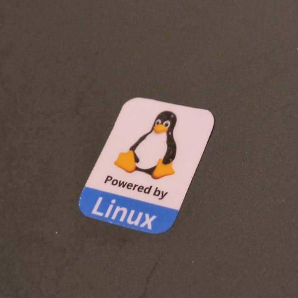 Powered By Linux Sticker / Decal / Badge (6 Pack)