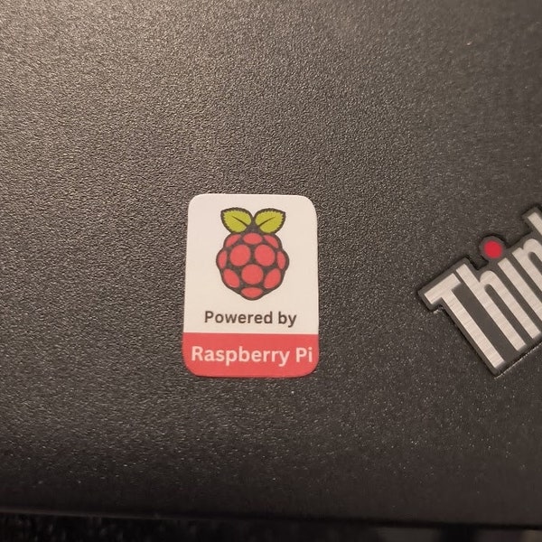 Raspberry Pi Sticker / Decal / Badge (6 Pack)