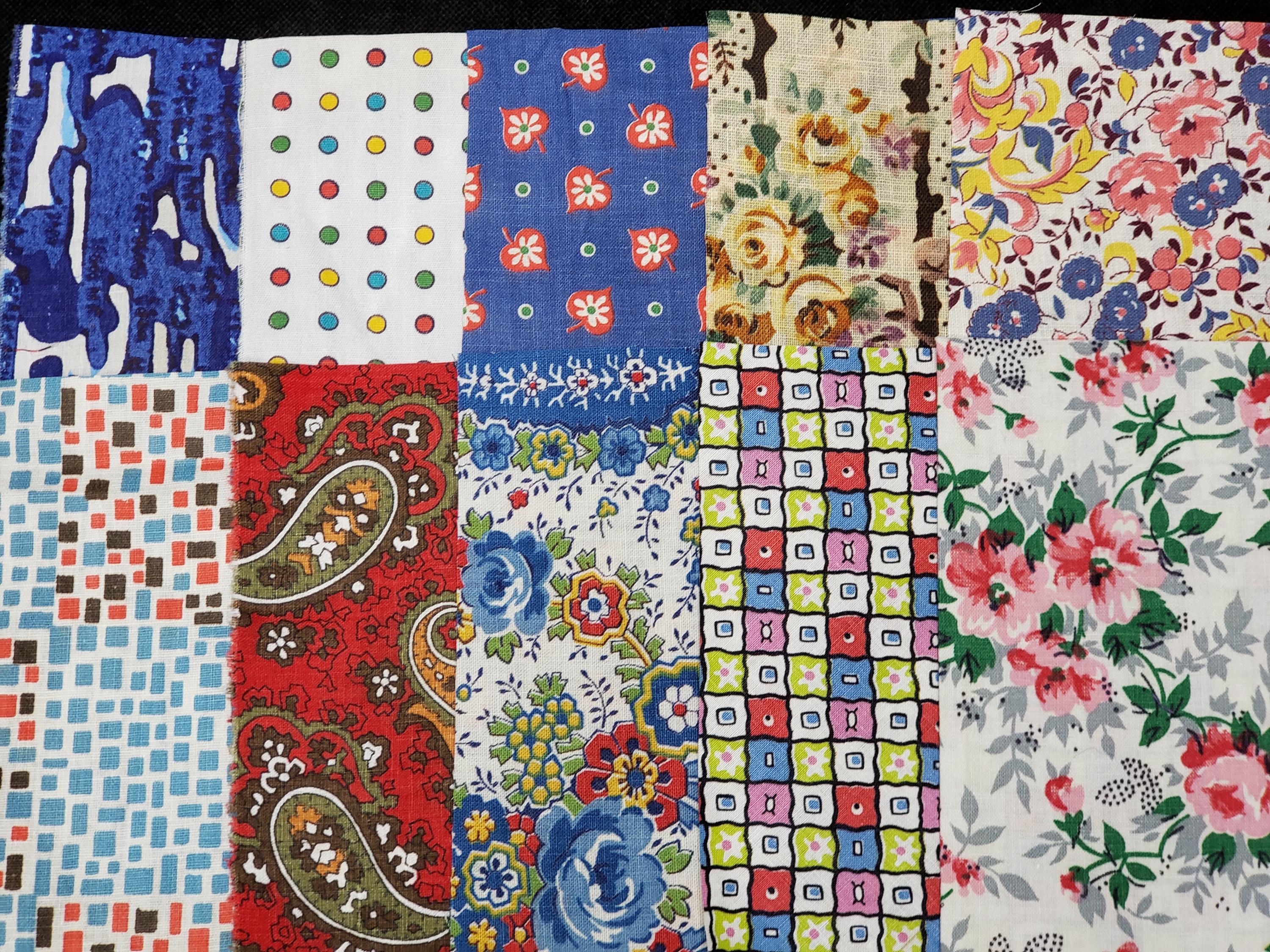 vintage USA fablic ラグ 1920s Fabric - Etsy