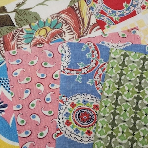 BEST 20 Vintage Variety LOT Feedsack Fabric Quilt 5x5