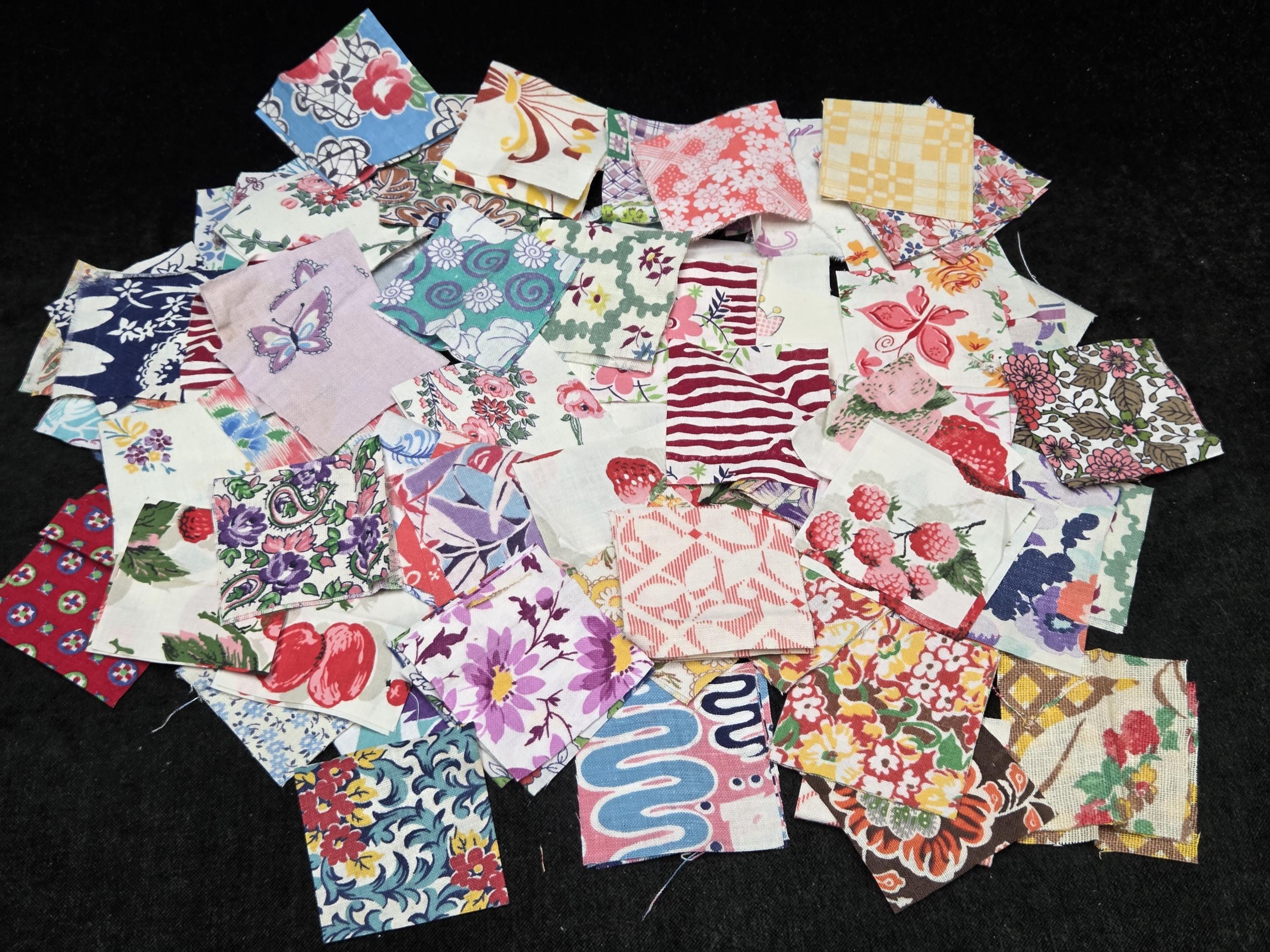 Vintage Feed Sack Material - Etsy
