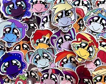 MLP Goobers Sticker | My Little Pony Silly Unicorn Pegasus Meme Stickers