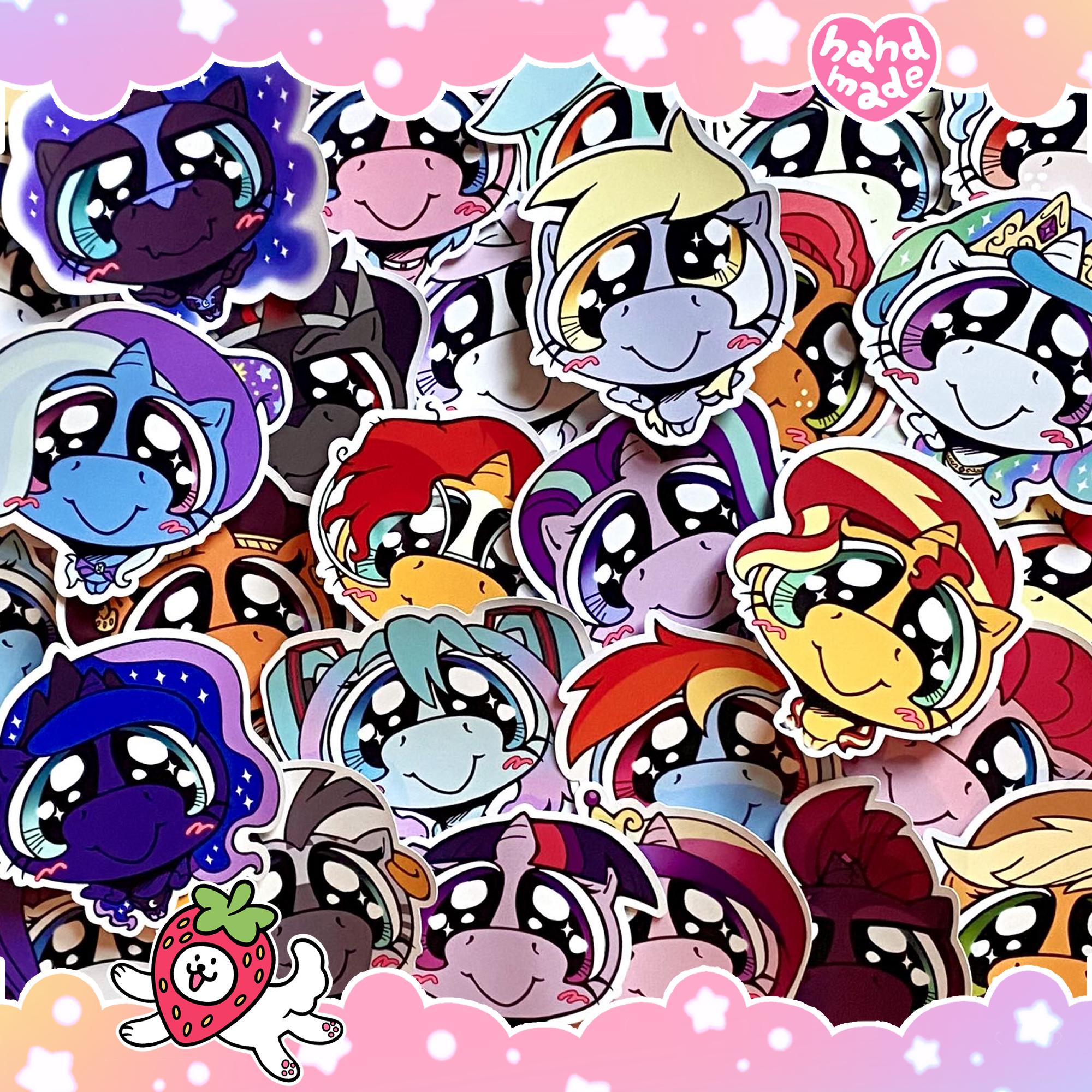 Goober Sticker MLP Goobers Sticker | My Little Pony Silly Unicorn Pegasus Meme ...