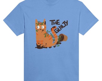 Camiseta unisex solidaria. Arquetipos felinos: The Guilty