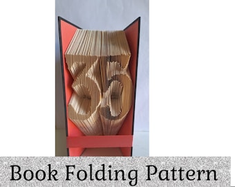 35th Anniversary Book Folding Pattern, 181 Folds (PDF Download)