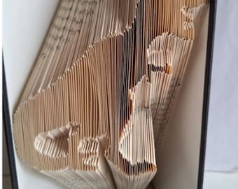 T Rex Dinosaur Book Folding Pattern: MMF Method (PDF Digital Download)