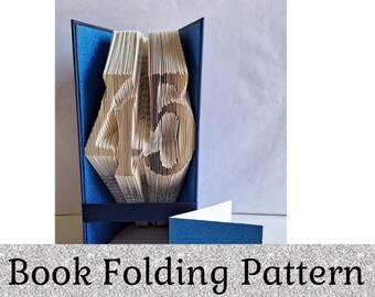 45th Anniversary Book Folding Pattern, Sapphire Wedding Gift (PDF Digital Download)