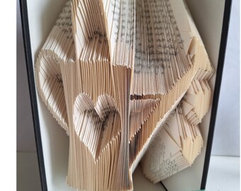 Watering Can With Hearts Book Folding Pattern (PDF Digital Download)