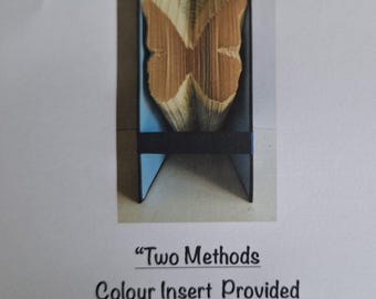 Butterfly Book Folding Kit, Hardback, MMF Pattern, Insert, Ribbon (Mystery Pattern)