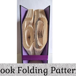 60th Anniversary Book Folding Pattern, Diamond Theme (PDF Digital Download)