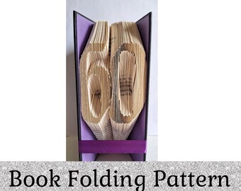 60th Anniversary Book Folding Pattern, Diamond Theme (PDF Digital Download)