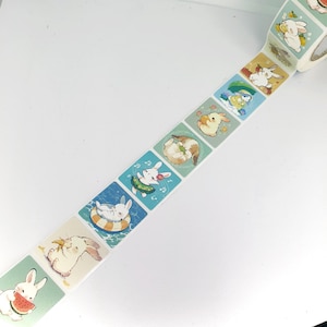 50枚/ロット 25 mm 漫画かわいいウサギのステッカー 先生へのご褒美 賞賛ステッカー 封筒 クラフト パッケージ シール ステッカー スクラップブッキング 日記 ステッカー