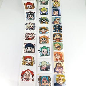 50 pcs/lot 20 mm à 25 mm dessin animé mignon manga une pièce Naruto Sasuke Kakashi autocollants Scrapbooking scolaire journalisation autocollants fournitures