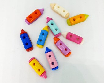 100 Bottoni Di Legno Colorati A Forma Di Fiore - WINOMO Per Cucito, Scrapbooking E Lavoretti Creativi - 4