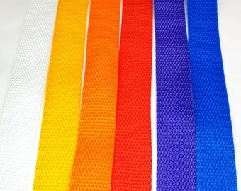 1m/lot Polyester Webbing Strap Tape Ribbon Belt Bag Polyester Webbing Knapsack Strapping Sewing Bag Belt Strap Accessories