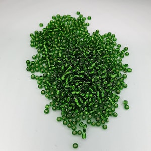25g 2mm 11/O Seed Beads Glass Seed Beads Porcelain Seed Beads Transparent Seed Beads for Bracelet Necklace Earrings Jewellery Making