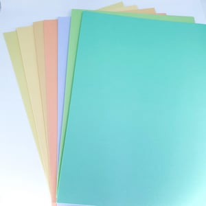 3 pcs/paquet couleurs pastel cartes vierges et enveloppes 5*7 pouces fabrication de cartes d'invitation cartes de mariage