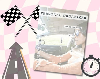 Driven, 7 Page Beautiful Printable Planner Organizers