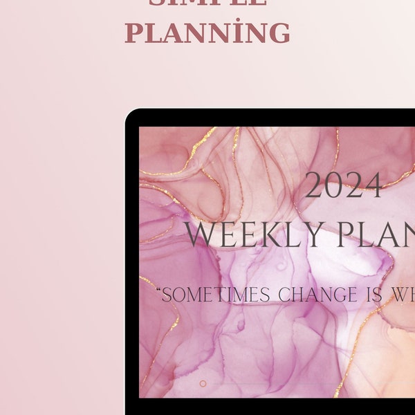 WEEKLY PLANNER