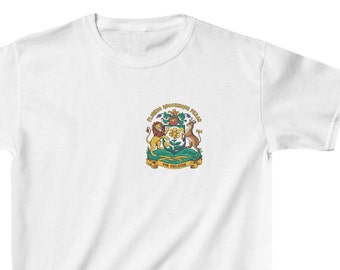 T-shirt "Florebo Quocumque Ferar", Île de la Réunion", Pour Marmailles, Douceur Coton, Cadeau Parfait, Vêtement Enfant et jeunes adolescents