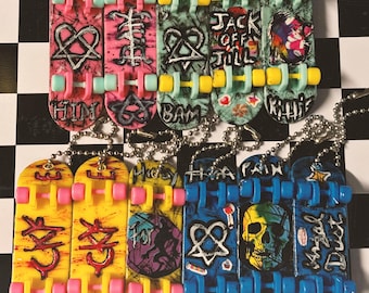 Skateboard Sk8 Charms