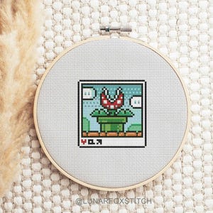 Kruissteek bloemenpatroon - natuur wild jager schurk spel japan loodgieter geek fandom borduurwerk - pdf direct downloaden - klein