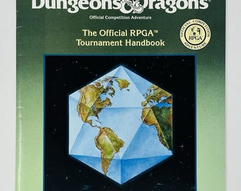 The Official RPGA Tournament Handbook Adventure Module 1987 AD&D C6 #9206