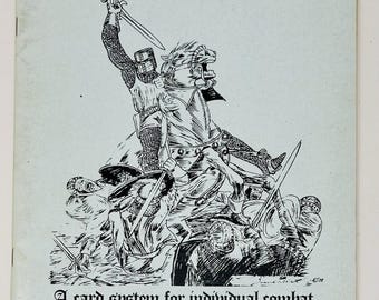 Chivalry & Sorcery Destrier A Card System for Individual Combat FGU 1978 RPG
