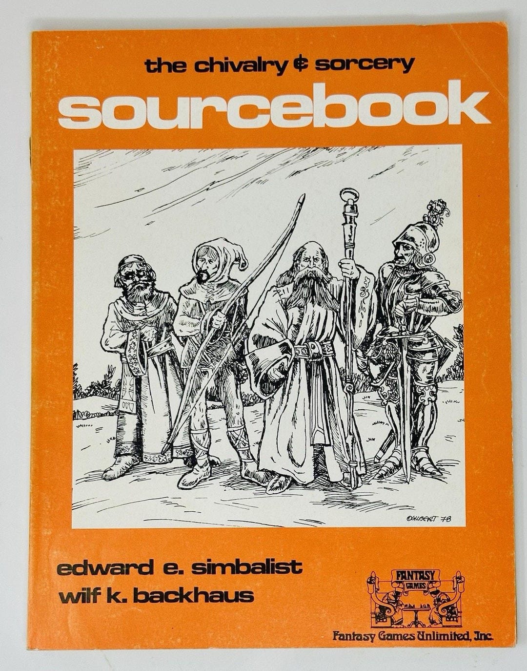The Chivalry & Sorcery Sourcebook Fantasy Games Unlimited 1978 RPG - Etsy