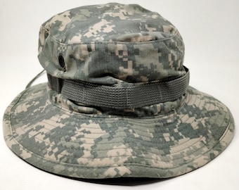 Usgi Size 7 3/8 Vintage 2004 Military Tactical Acu Ucp Digital Camouflage Boonie