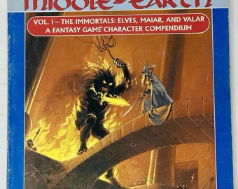 MERP Lords of Middle-Earth: Vol 1 The Immortals LOTR Rpg 1986 ICE #8002