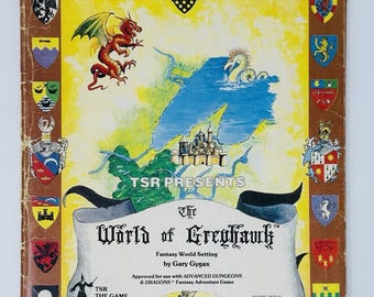 Dungeons & Dragons El mundo de Greyhawk Escenario de mundo de fantasía RPG TSR 1980