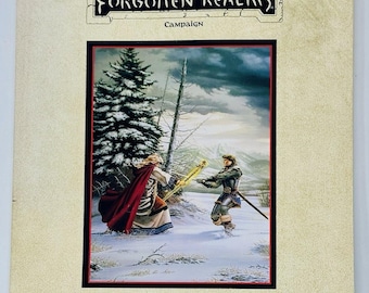 Guía del jugador de Advanced Dungeons Dragons Campaña de Forgotten Realms 1993 AD&D