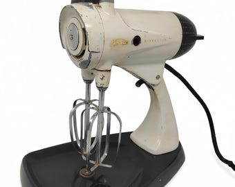Vintage Sunbeam Mixmaster Stand Mixer Retro Kitchen Appliance Working 1950s Era