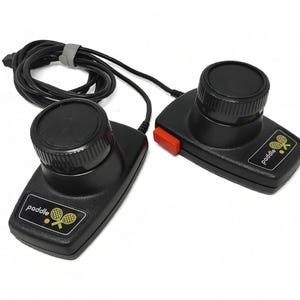 Vintage Atari 2600 Paddle Controller Set Cx30 Retro Spelkonsol Tillbehör
