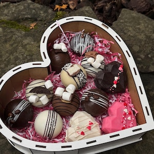 Hot Chocolate Bombs Gift Set | Marshmallow Cocoa Bombs | Belgian & Swiss Chocolate | Cocoa Bombs with Filling  Set of 12 Bombs