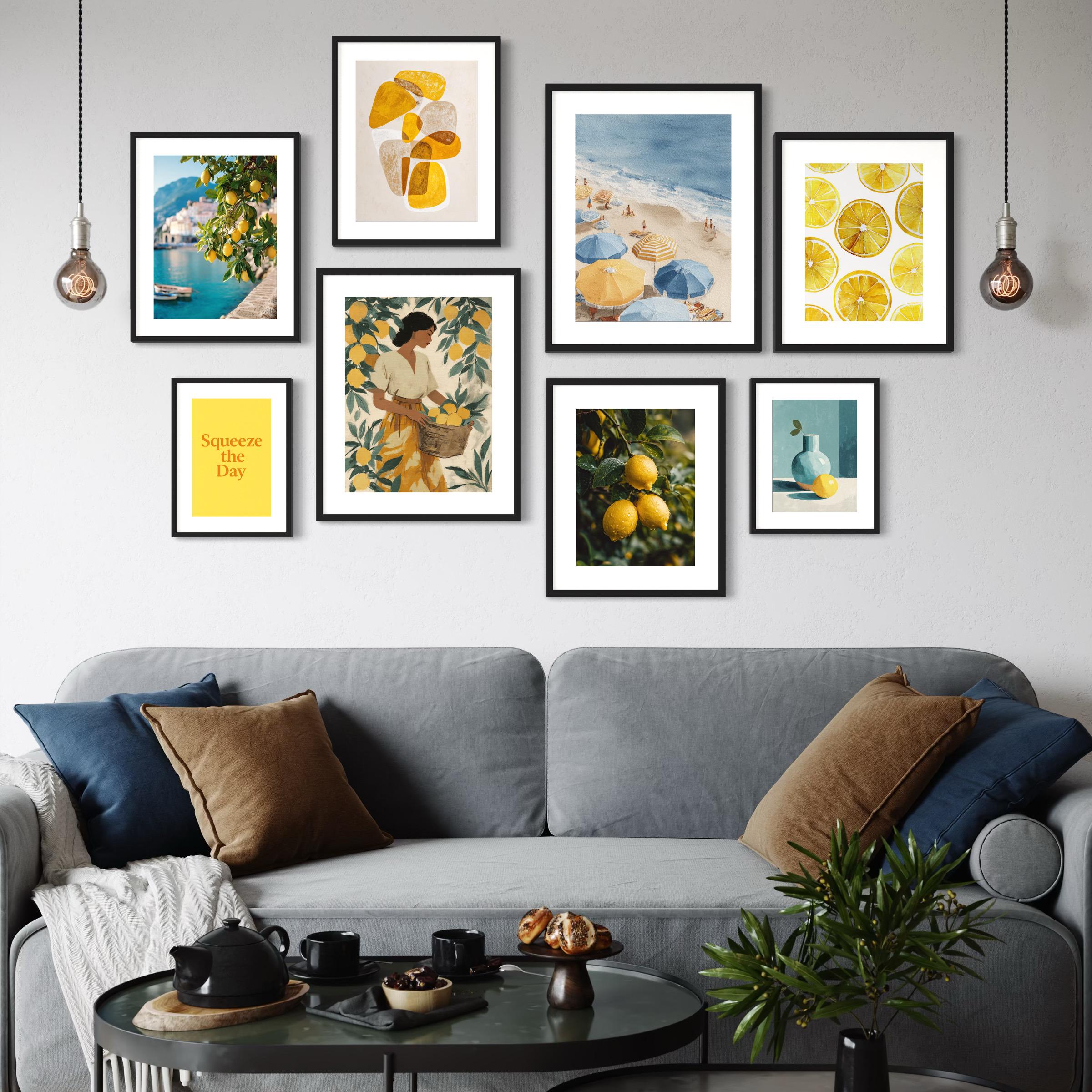 lemon yellow　4枚セットのお値段ディズニーファインアート lemon yellow 4枚セットのお値段ディズニーファインアート lemon