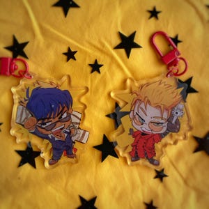 TRIGUN Acrylic Keychain | Wolfwood & Vash | Double sided Keychain