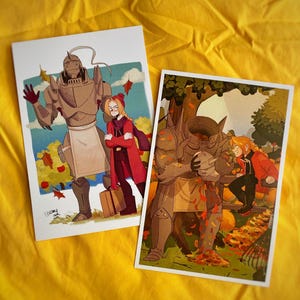 Impresiones de postales de FMA / Impresiones de los hermanos Elric
