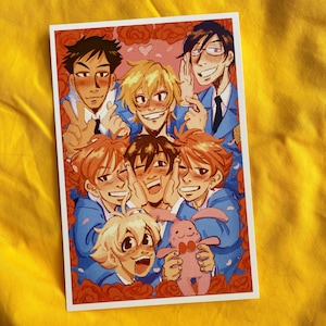 OHSHC Postcard Print | Ouran Highschool Host Club
