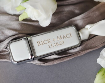 Personalized Wedding USB drive Custom USB for Photographer Business, USB stick 8 - 16 - 32Gb