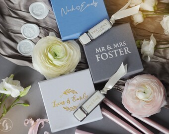 Elegant Custom USB box and Flash drive, Personalized USB Drive and Wedding USB box, Photographers Packaging