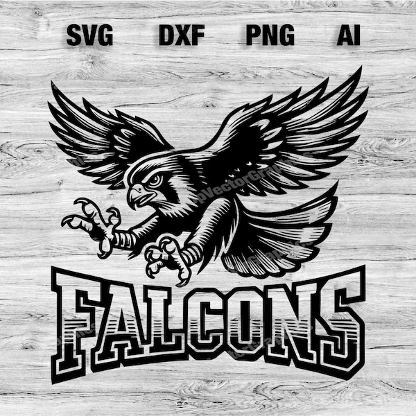 Falcons Cricut File - Etsy
