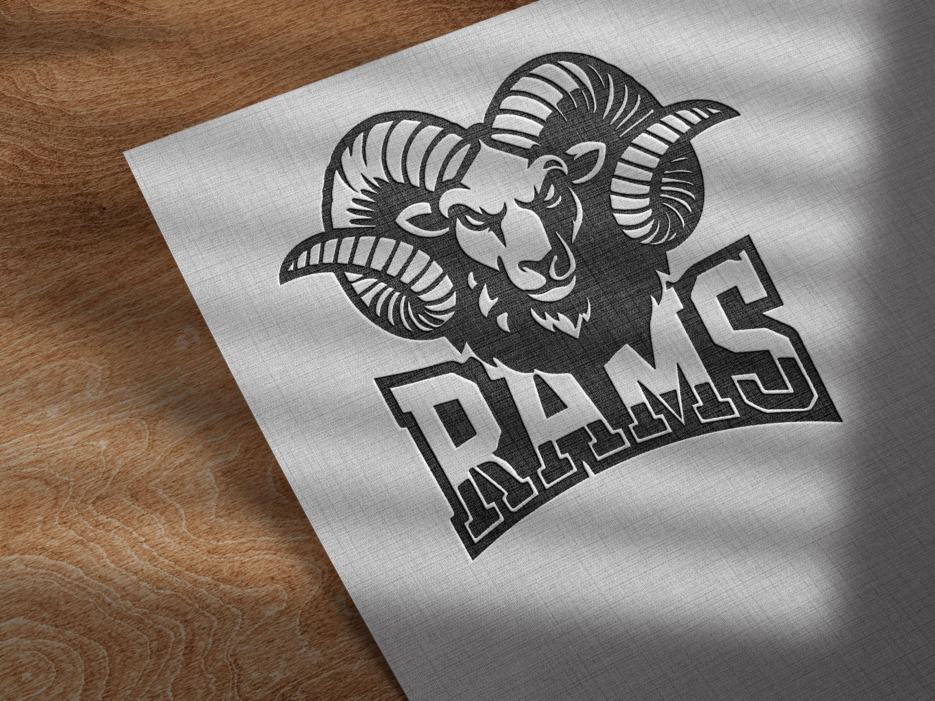 Holy Rams Logo Rams Sport Team Logo SVG, PNG, Dxf, Ai File | Baseball, Basketball ...