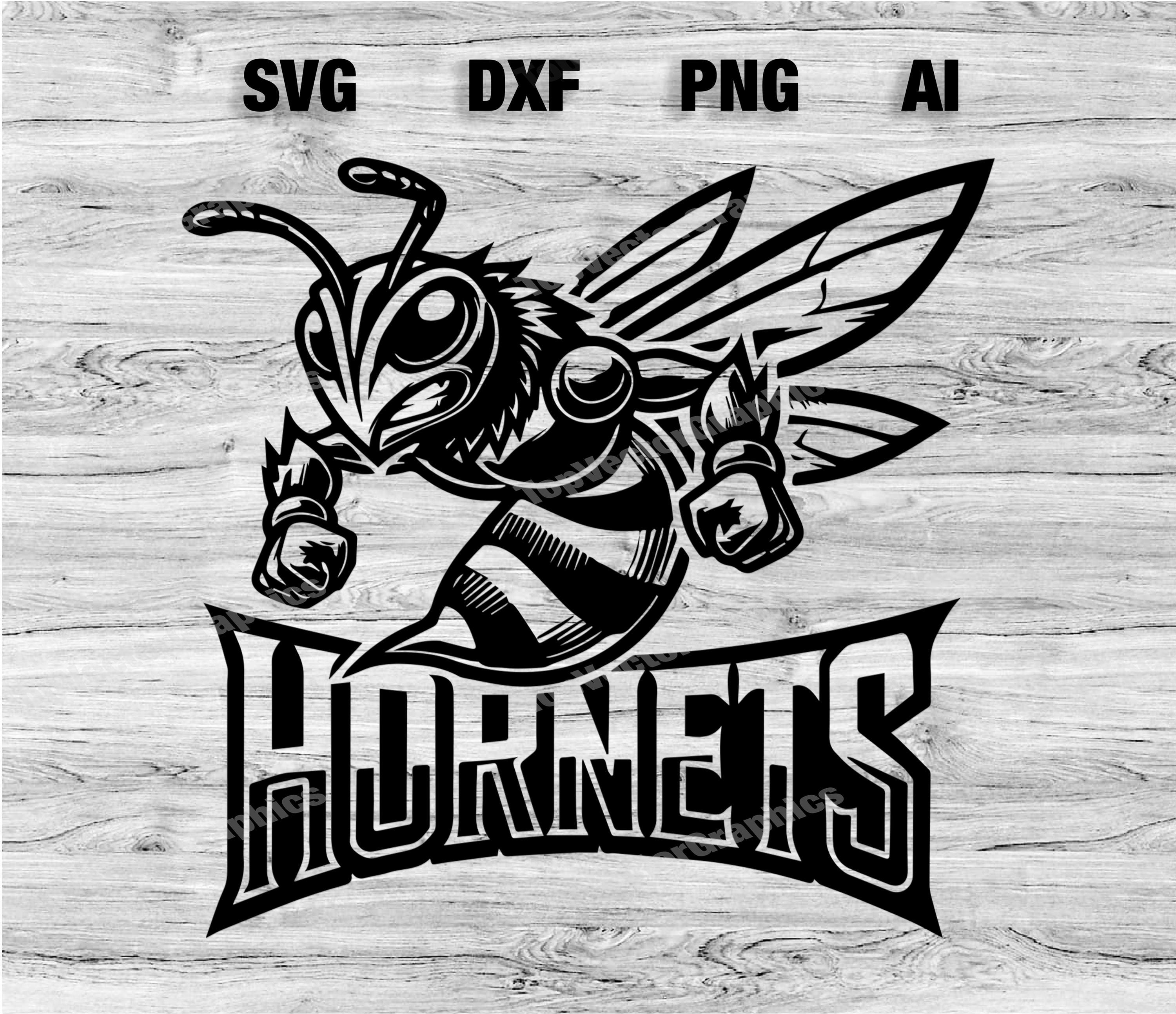 Hornets Sport Team Logo SVG, PNG, Dxf, Ai File | Baseball
