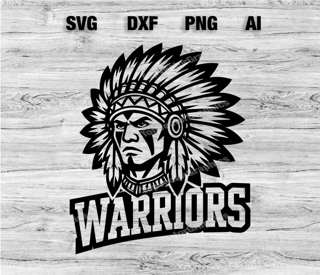 Warrior’s Sport Team Logo SVG, PNG, Dxf, Ai File | Baseball, Basketball ...